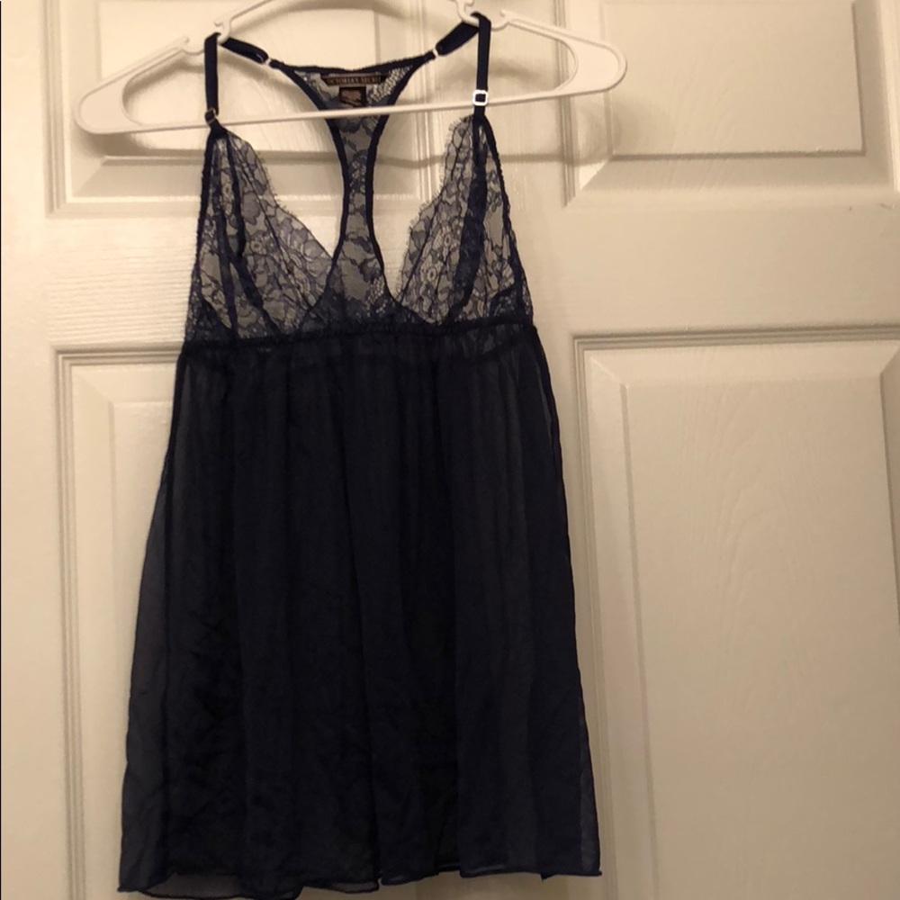 Victoria’s Secret Babydoll Lingerie Navy